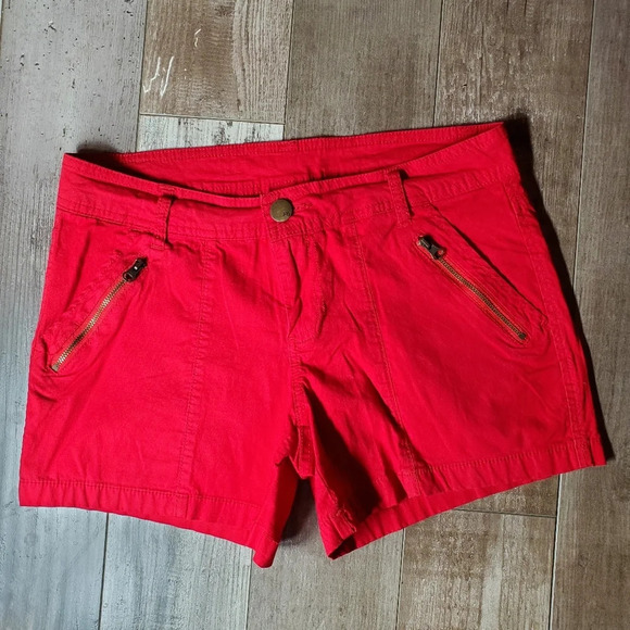 Faded Glory Size 4 Red Women’s Shorts - Picture 1 of 8